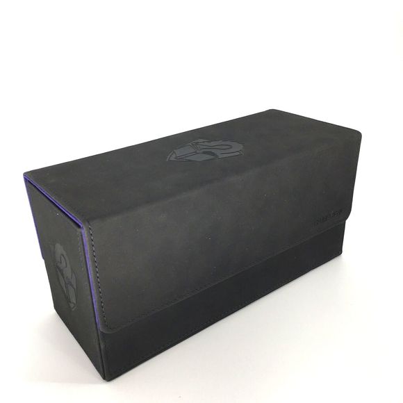 GAMEGENIC Deck Box The Academic 133+ XL BLACK/PURPLE Tolarian Kickstarter Bundle - Picture 12 of 14